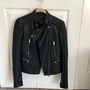 Zara faux leather jacket